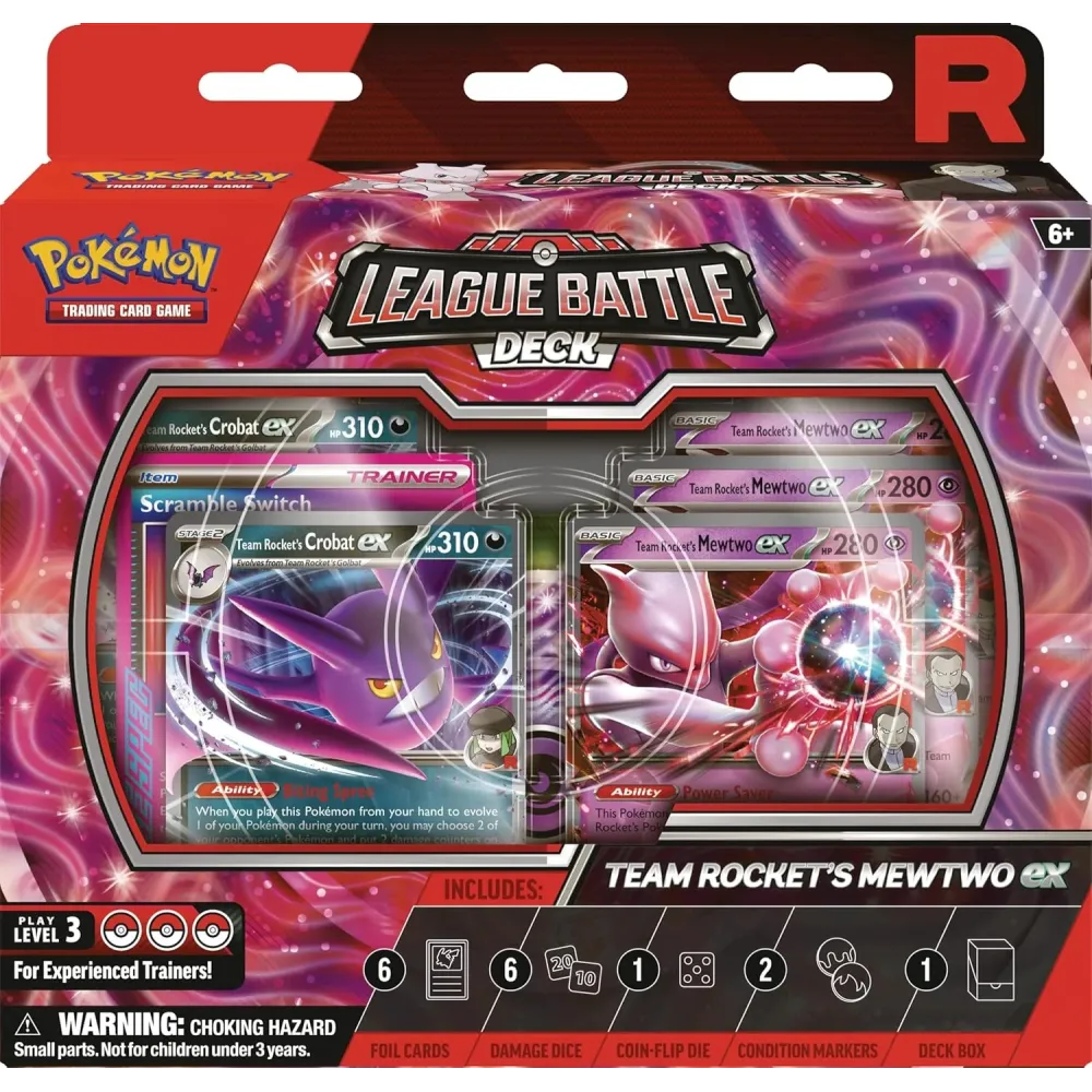 League Battle Deck - Team Rocket's Mewtwo EX - Inglés