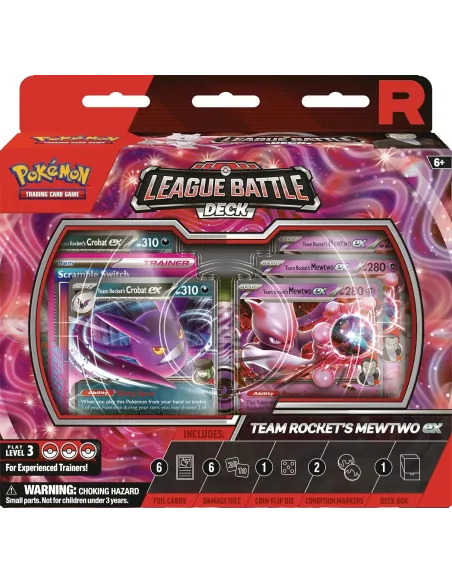 League Battle Deck - Team Rocket's Mewtwo EX - Inglés