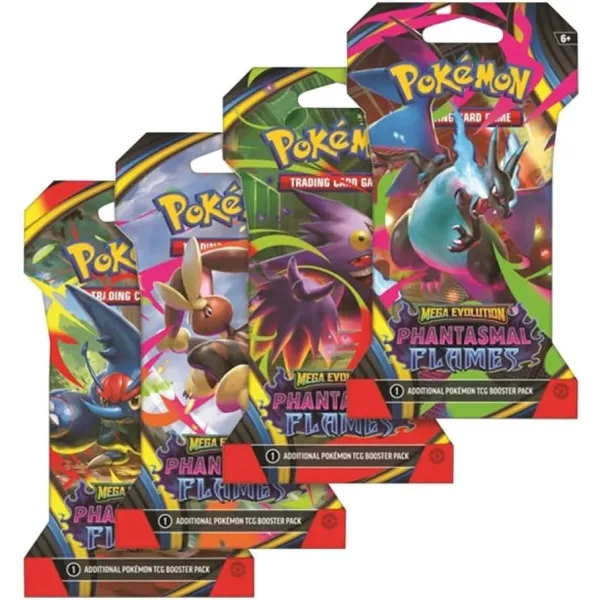 Sleeved Booster Pack - Phantasmal Flames - Inglés